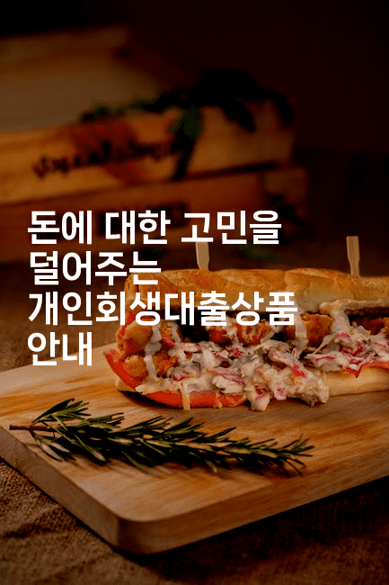 돈에 대한 고민을 덜어주는 개인회생대출상품 안내-언니니