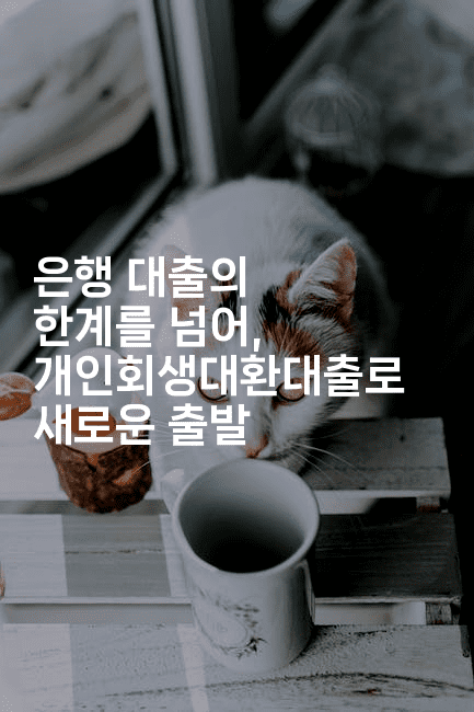 은행 대출의 한계를 넘어, 개인회생대환대출로 새로운 출발-언니니